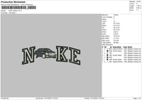 Nike Cadilac Embroidery File 6 sizes