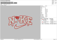 Nike Candy Love Embroidery File 4 size