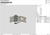 Nike Carl V3 Embroidery File 6 sizes