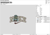 Nike Carl V3 Embroidery File 6 sizes