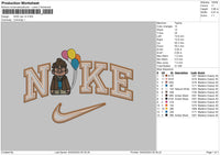 Nike Carl V3 Embroidery File 6 sizes