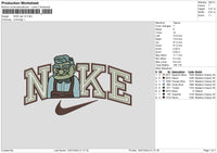 Nike Carl V3 Embroidery File 6 sizes