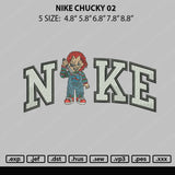 Nike Chucky 02 Embroidery File 5 sizes