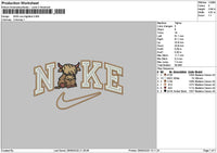 Nike Cow 2909 Embroidery File 6 sizes