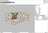 Nike Cow 2909 Embroidery File 6 sizes