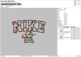 Nike Cow Pink Embroidery File 7 size