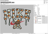 Nike Cow Pumpkin Embroidery File 6 sizes