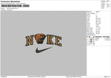 Nike Dog Head Embroidery File 6 Sizes