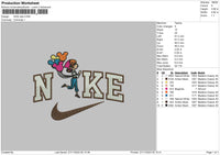 Nike Grandma V2 Embroidery File 6 sizes