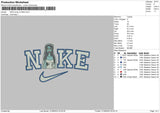 Nike Emily Embroidery File 6 sizes
