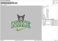 Nike Kuro 0810 Embroidery File 6 sizes