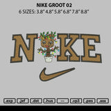 Nike Groot 02 Embroidery File 6 sizes