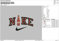 Nike Molson Embroidery File 5 sizes