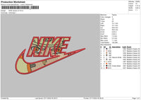 Nike Naruto V2 Embroidery File 6 sizes