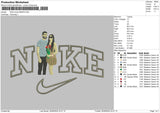 Nike Photo 0624 Embroidery File 6 sizes