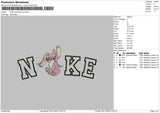 Nike Pink Stitch V02 Embroidery File 6 sizes