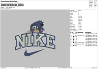 Nike Sasuke Embroidery File 4 size