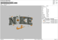 Nike Skeleton V3 Embroidery File 6 sizes