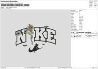 Nike Skeleton V3 Embroidery File 6 sizes