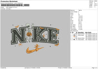 Nike Skeleton V3 Embroidery File 6 sizes