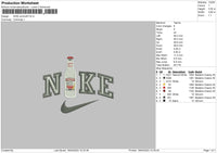 Nike Smirnoff Embroidery File 6 sizes