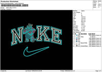 Nike Sulley v2 Embroidery File 6 sizes