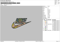 Nike Swoosh Zoro V2 Embroidery File 6 sizes