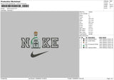 Nike Tequila Embroidery File 5 sizes