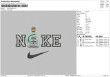 Nike Tequila Embroidery File 5 sizes
