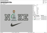 Nike Tequila Embroidery File 5 sizes