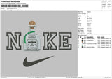 Nike Tequila Embroidery File 5 sizes