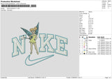 Nike Tinkerbell V2 Embroidery File 6 sizes