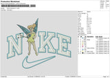 Nike Tinkerbell V2 Embroidery File 6 sizes