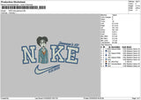 Nike Janessa V3 Embroidery File 6 sizes