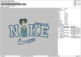 Nike Janessa V3 Embroidery File 6 sizes
