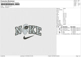 Nike Wall E Embroidery File 6 sizes