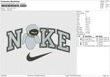 Nike Wall E Embroidery File 6 sizes