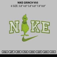 Nike Girnch V05 Embroidery File 6 sizes