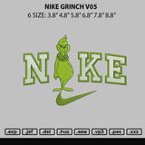 Nike Girnch V05 Embroidery File 6 sizes