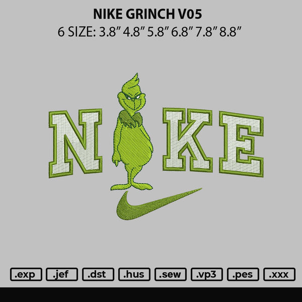 Nike Girnch V05 Embroidery File 6 sizes