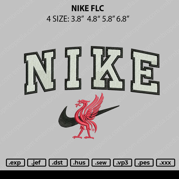 Nike Flc Embroidery File 4 size