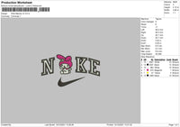 Nike Melody V2 Embroidery File 4 size