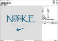 Nike Oel Embroidery File 6 sizes