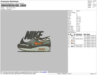 Nike Air Max Embroidery File 4 size