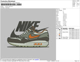 Nike Air Max Embroidery File 4 size