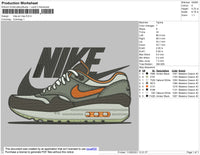 Nike Air Max Embroidery File 4 size