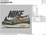 Nike Air Max Embroidery File 4 size