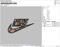 Nike Akatsuki Embroidery File 4 size