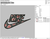 Nike Akatsuki Embroidery File 4 size