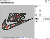 Nike Akatsuki Embroidery File 4 size